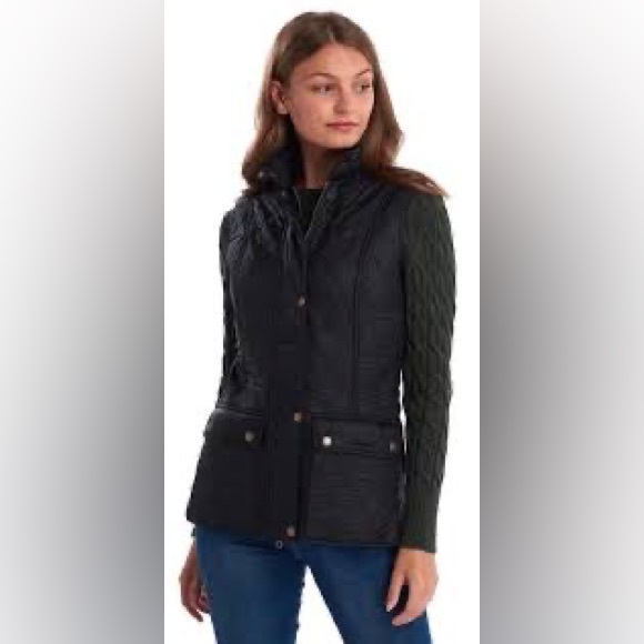 NWTs Barbour Women’s Wray Quilted Gilet/Vest. Black. Sz. 4 US (8 UK) - Picture 15 of 16